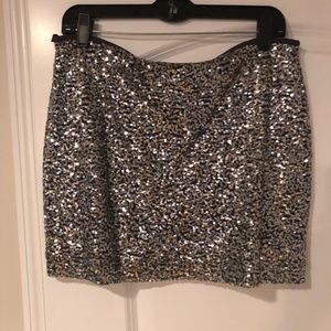 Sequin Express mini skirt